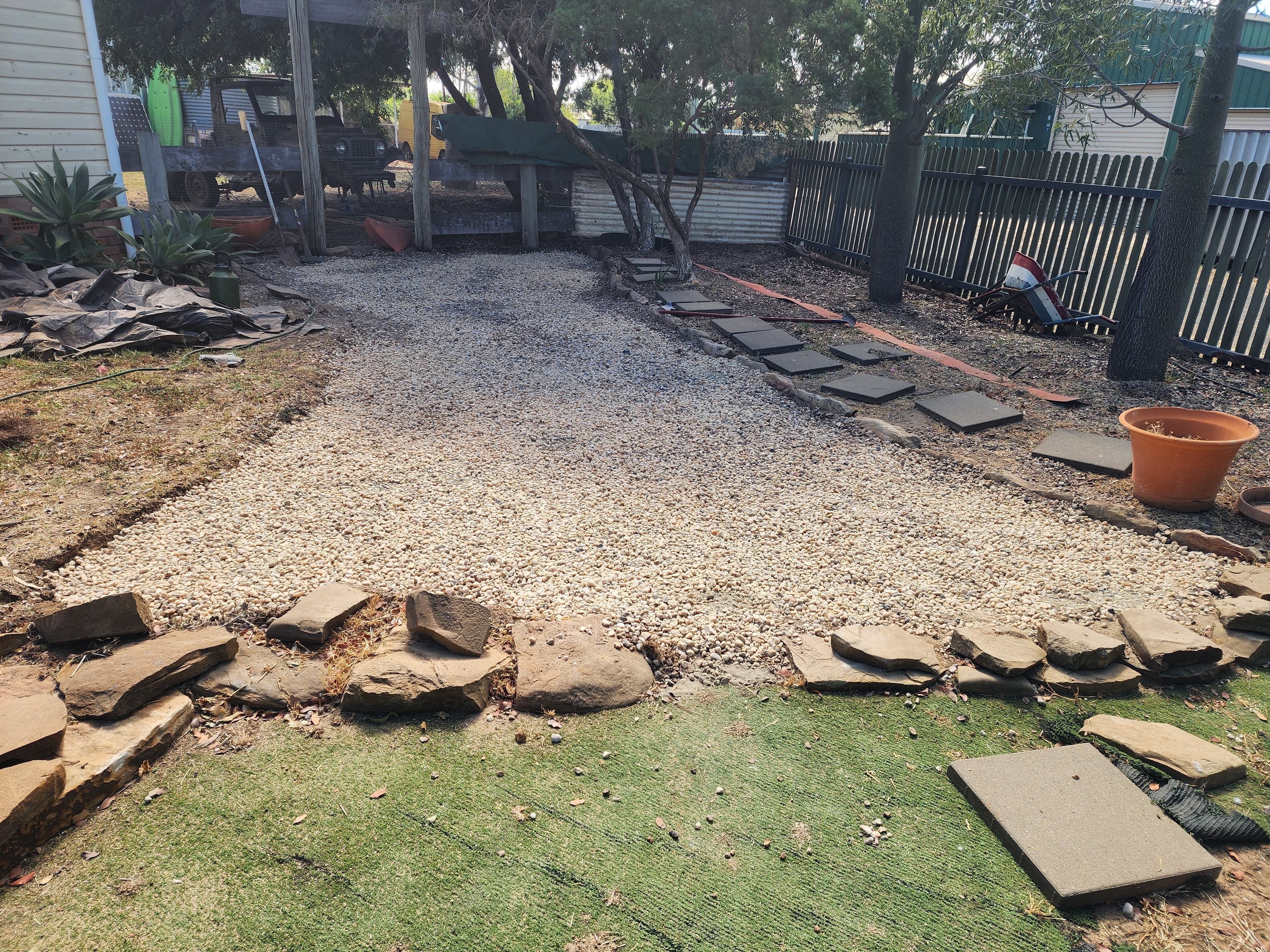 Small Landscaping — Gravel & Edging
